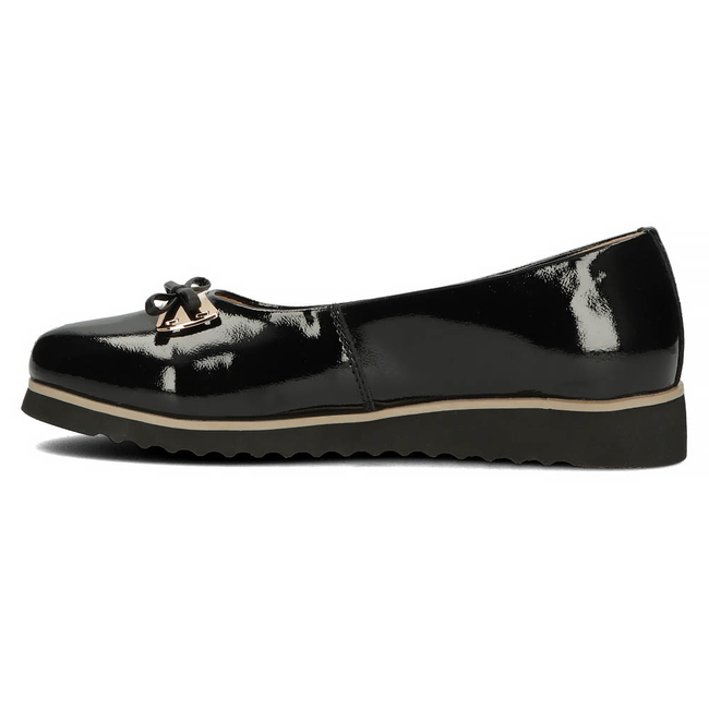 Leather shoes Filippo DP4133/22 BK black