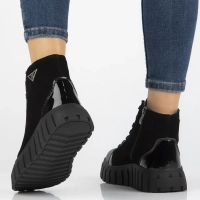 Skórzane trzewiki Filippo DBT6313/24 BK czarne