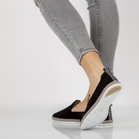 Leather shoes Filippo DP081/21 BK black