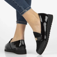 Leather loafers Filippo DP1515/24 BK black