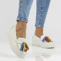 Leather shoes Filippo DP3535/22 WH white