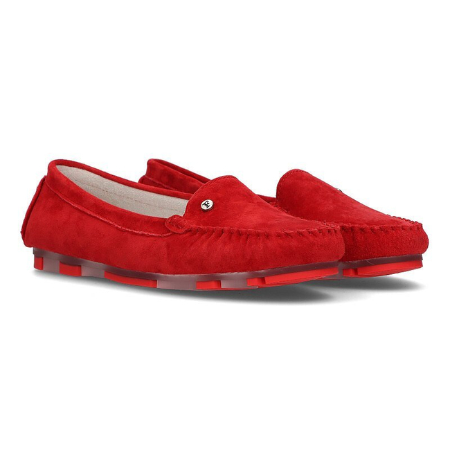 Leather loafers Filippo DP2037/21 RD red