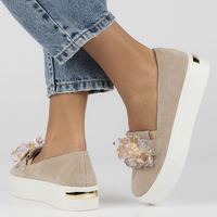 Leather shoes Filippo DP4520/23 BE beige