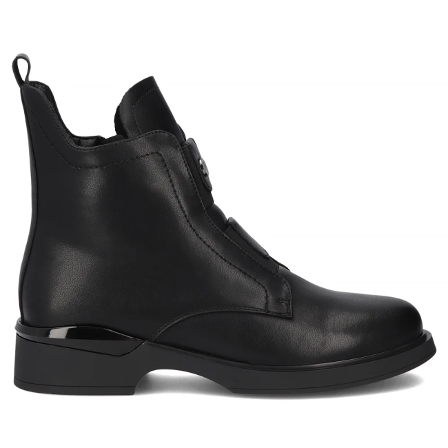 Leather ankle boots Filippo DBT7219/25 BK black