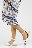 Leather sandals Filippo DS3914/22 WH white