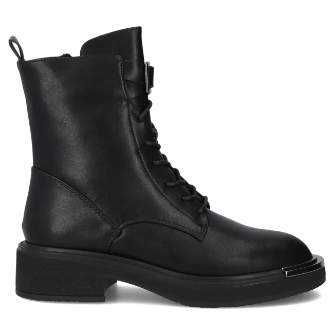 Leather ankle boots Filippo DBT7231/25 BK black