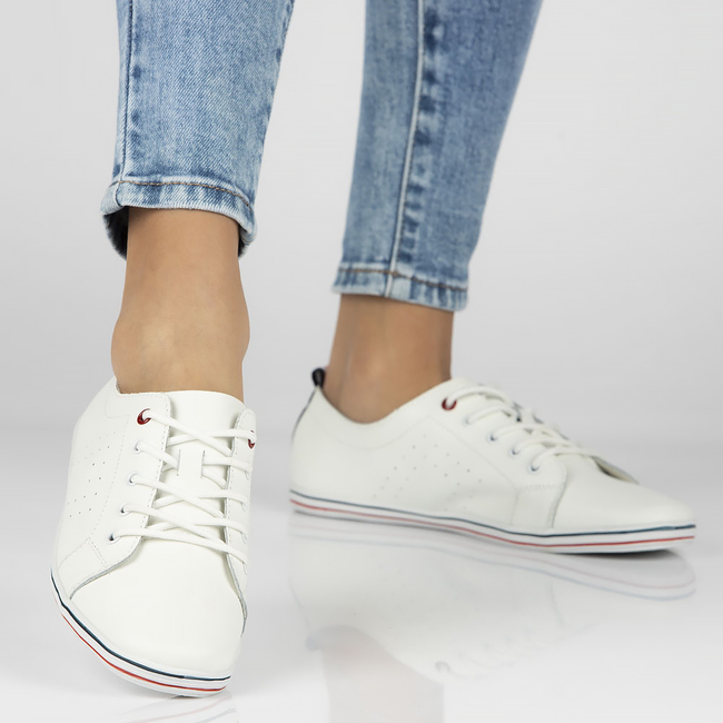 Leather shoes Filippo DP073/23 WH white