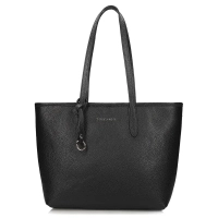 Black leather handbag Toscanio G148