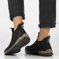 Sneakersy Rieker N3275-00 czarne
