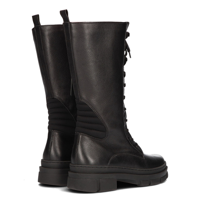 Leather boots Simen 4316A Black