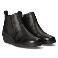 Skórzane botki Caprice 9-25459-25 022 Black Nappa