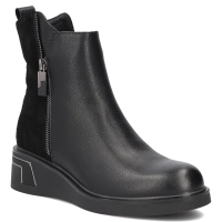 Leather ankle boots Filippo DBT8040/26 BK black