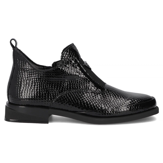 Leather ankle boots Filippo DBT6425/26 BK black
