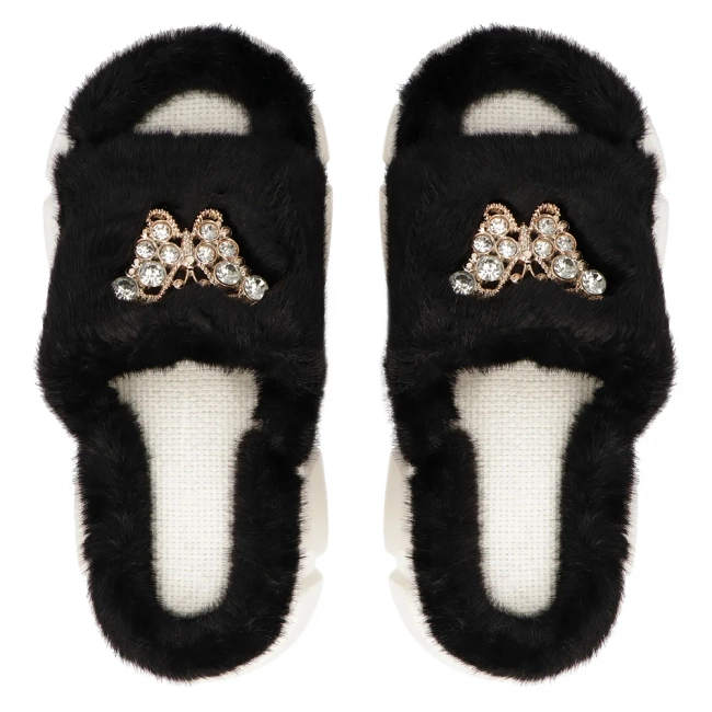 Slippers Filippo DK6688/24 BK black