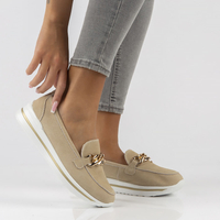 Leather shoes Filippo DP3555/22 BE beige