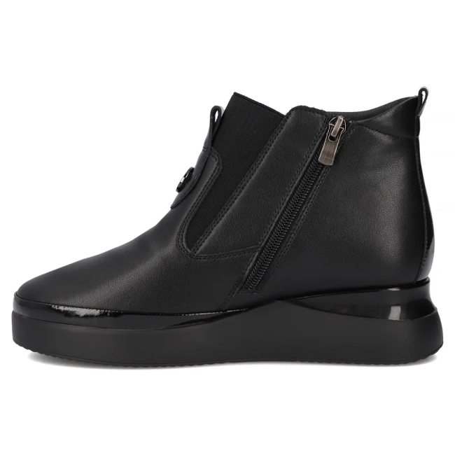 Leather ankle boots Filippo DBT7392/25 BK black