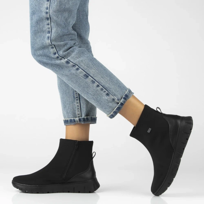 Botki Rieker N1352-00 czarne