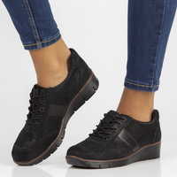 Leather shoes Filippo DP028/22 BK black