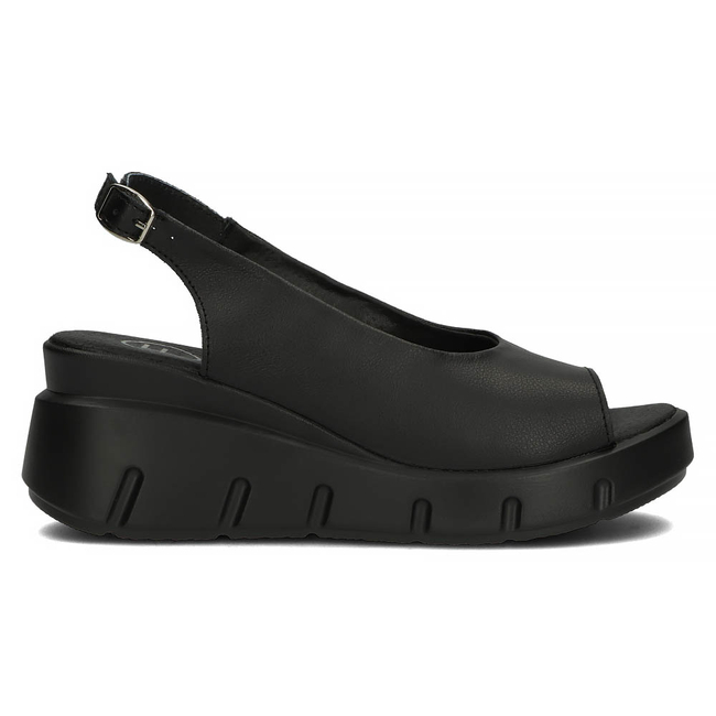 Leather sandals Filippo DS3595/22 BK black