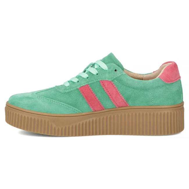 Leather sneakers Filippo DP6776/26 GE FH green