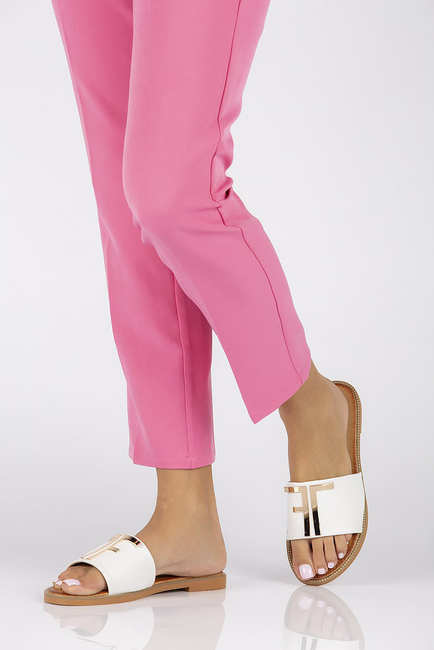 Klapki Filippo DK2103/22 WH białe