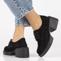 Leather shoes Filippo DP4919/23 BK black