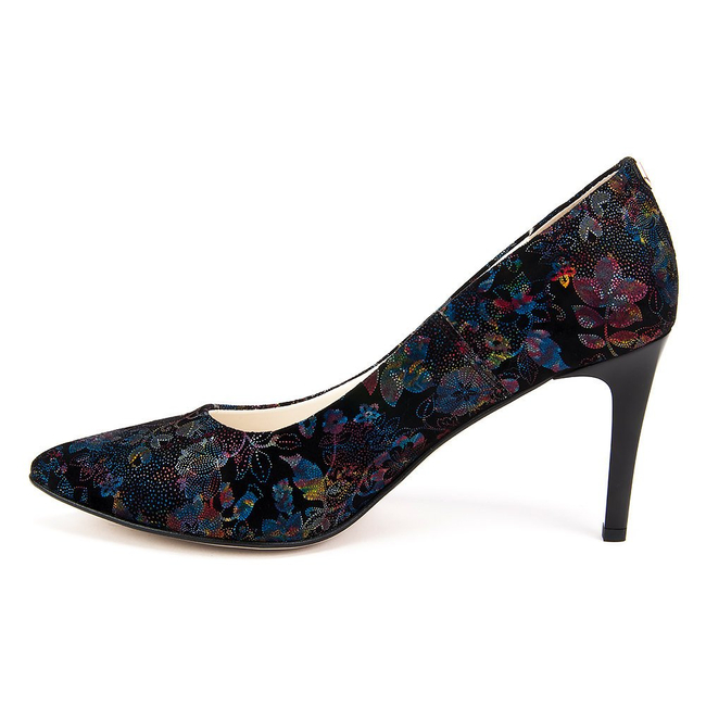 Czółenka Filippo 2565 Kwiatek Multikolor