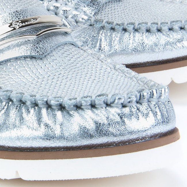 Mokasyny Lemar 10051 Krysztalki J.Sr + Roma B/Sr