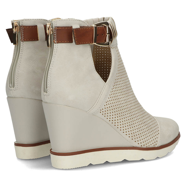 Wedge ankle boots Filippo DBT207/22 BE beige