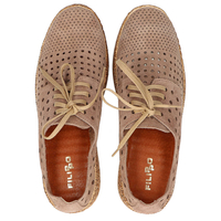 Filippo Shoes 20071 Velor Taupe