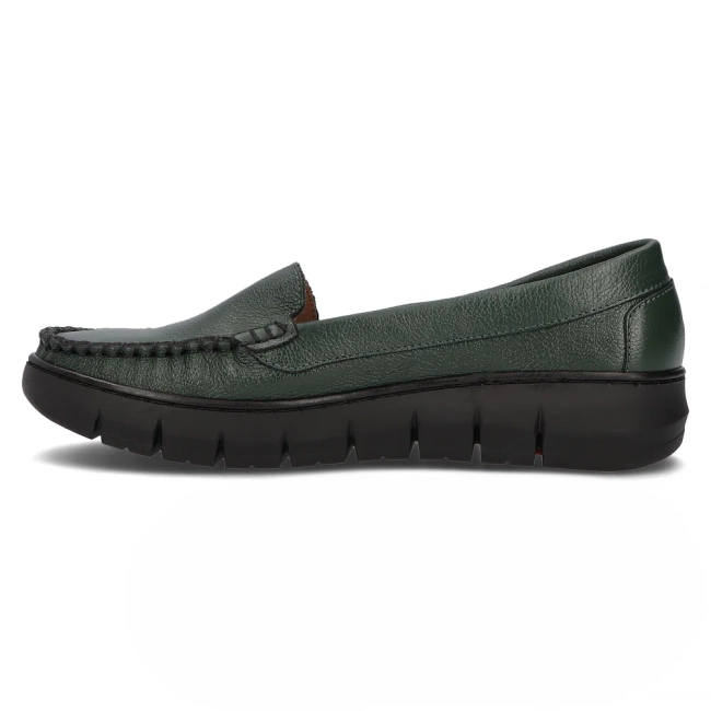 Leather loafers Filippo 10167 green