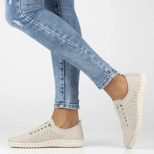 Leather shoes Filippo DP6735/25 BE beige