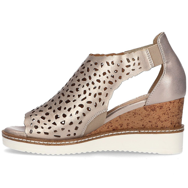 Wedge sandals Filippo DS2074/21 GO gold