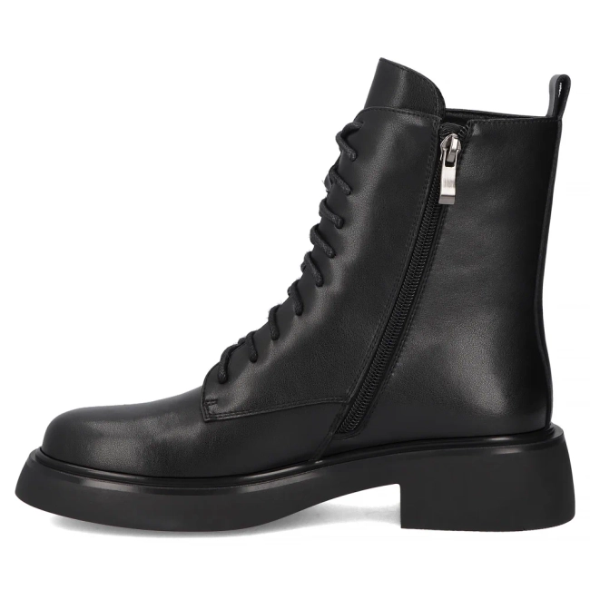 Leather ankle boots Filippo DBT6408/25 BK black