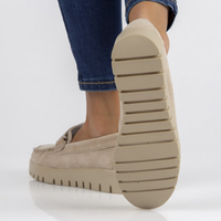 Leather loafers Filippo DP3334/23 BE beige