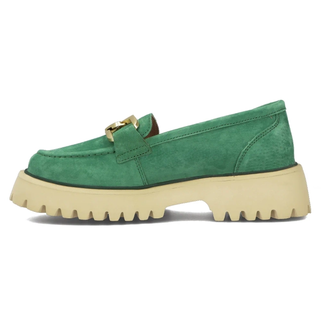 Leather shoes Filippo DP4916/24 GE green