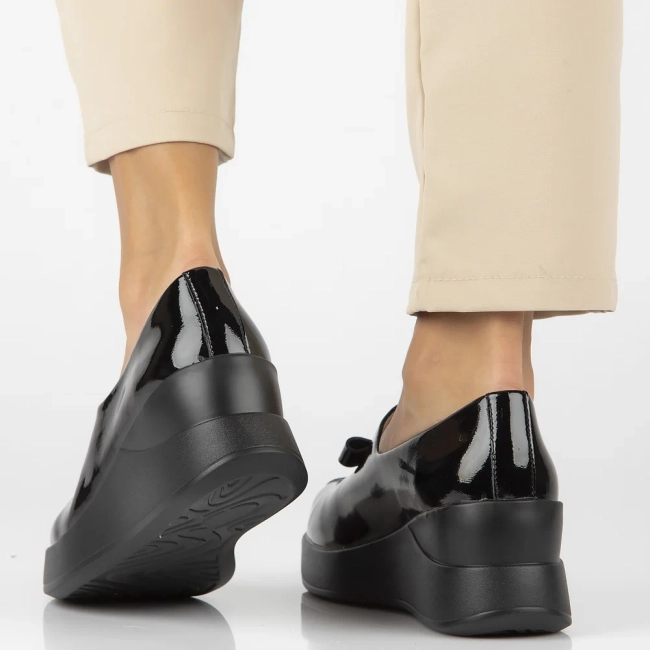 Leather shoes Filippo DP6441/24 BK L black