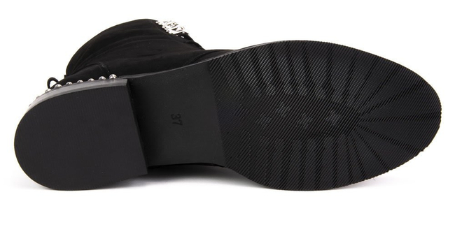 Botki Filippo 2298 czarny Nubuk