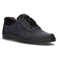 Leather shoes Filippo 918 navy blue