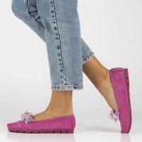 Leather loafers Filippo DP4549/24 FH pink