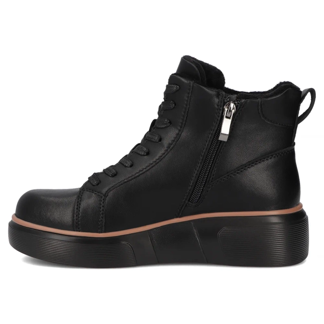 Leather ankle boots Filippo DBT6452/26 BK black