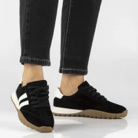 Leather sneakers Filippo DP7534/26 BK black