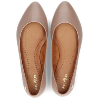 Leather ballerinas Filippo 04100 beige