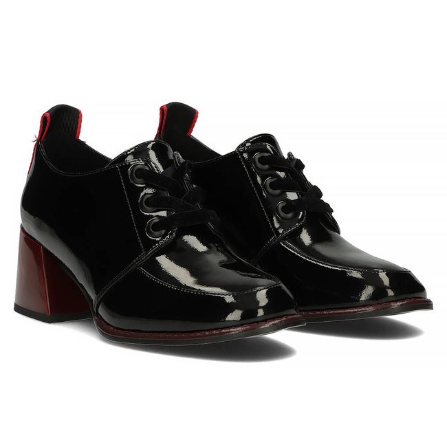 Leather shoes Filippo DP3732/22 BK black