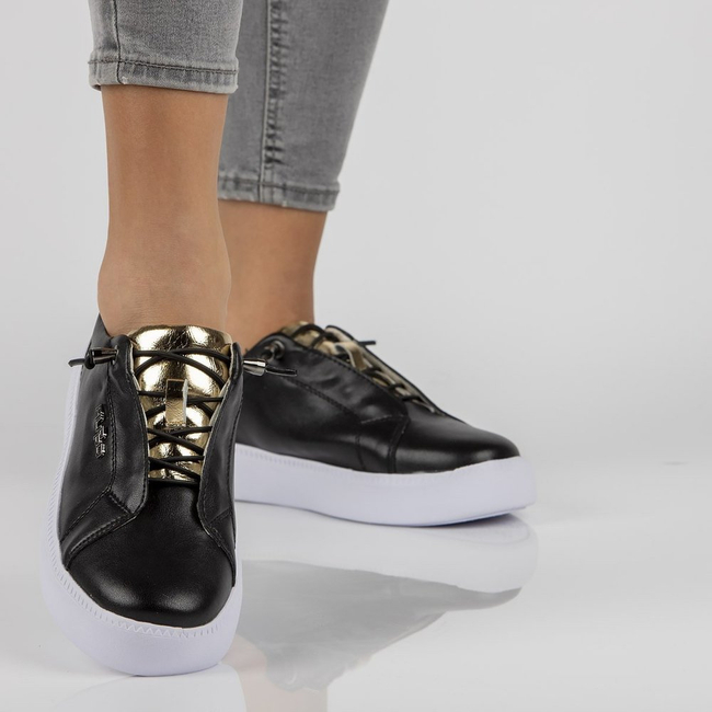 Leather shoes Filippo DP2041/21 BK black