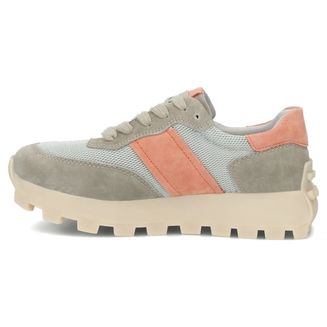 Leather sneakers Filippo DP7561/26 BL OR grey