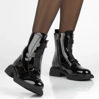 Leather ankle boots Filippo DBT7223/25 BK black