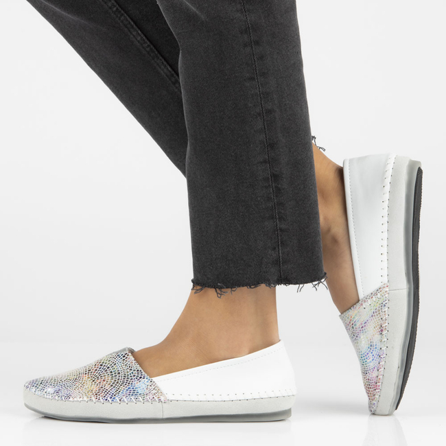 Leather shoes Filippo DP031/23 WH MLT white