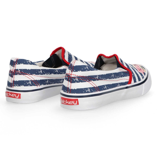 Tenisówki slip on MCKEY DTN114/16 WH NV białe