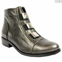 Ankle boots GINA PIACCI 65-3558-e04-1g black/silver 8021767
